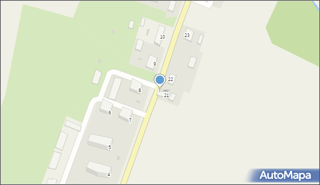 Kamieniec, Kamieniec, 21a, mapa Kamieniec