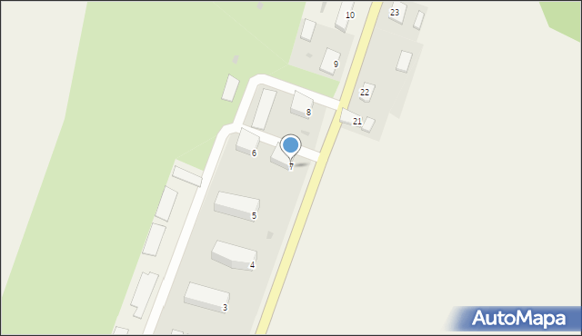 Kamieniec, Kamieniec, 7, mapa Kamieniec