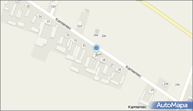 Kamieniec, Kamieniec, 29, mapa Kamieniec