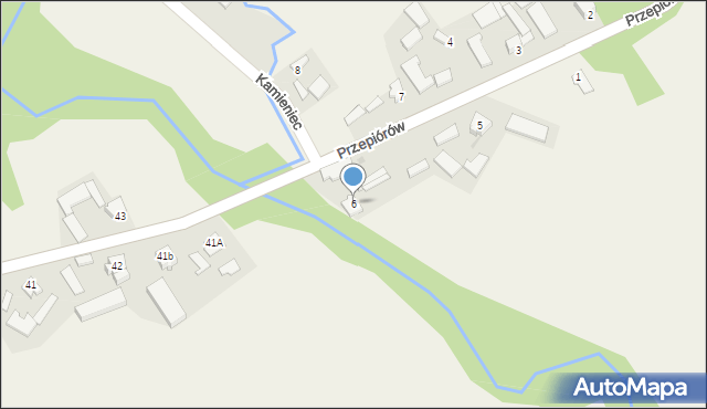 Kamieniec, Kamieniec, 6, mapa Kamieniec
