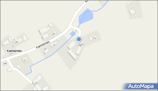Kamieniec, Kamieniec, 17a, mapa Kamieniec