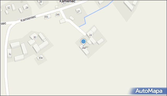 Kamieniec, Kamieniec, 24a, mapa Kamieniec