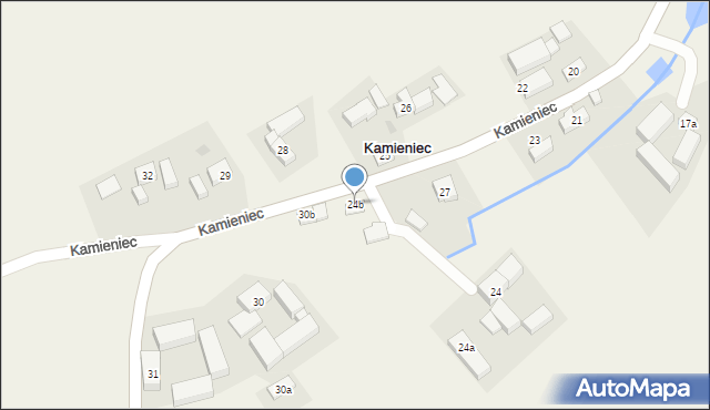 Kamieniec, Kamieniec, 24b, mapa Kamieniec