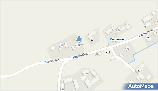 Kamieniec, Kamieniec, 29, mapa Kamieniec