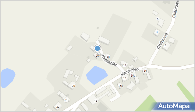 Kamieniec, Kamieniec, 19, mapa Kamieniec
