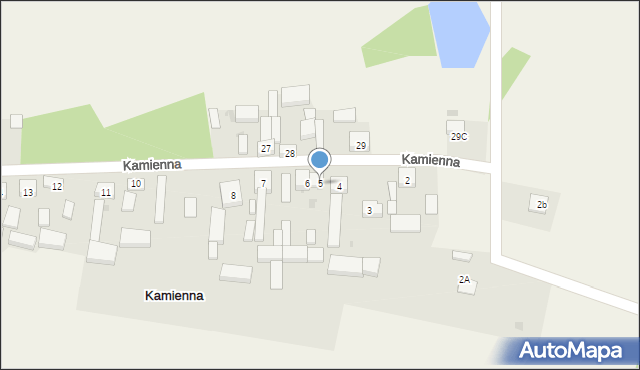 Kamienna, Kamienna, 5, mapa Kamienna