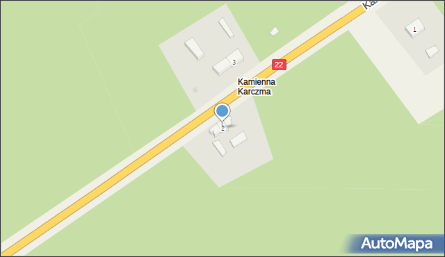Kamienna Karczma, Kamienna Karczma, 2, mapa Kamienna Karczma