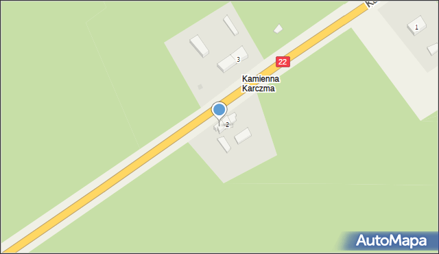 Kamienna Karczma, Kamienna Karczma, 2b, mapa Kamienna Karczma