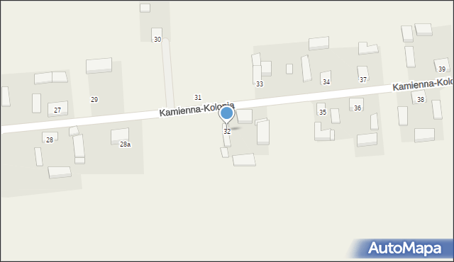 Kamienna-Kolonia, Kamienna-Kolonia, 32, mapa Kamienna-Kolonia