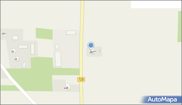 Kamienna Wola, Kamienna Wola, 46C, mapa Kamienna Wola