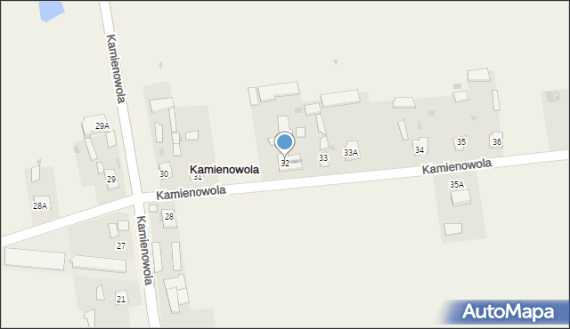 Kamienowola, Kamienowola, 32, mapa Kamienowola