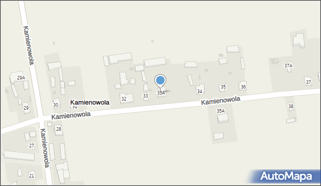 Kamienowola, Kamienowola, 33A, mapa Kamienowola