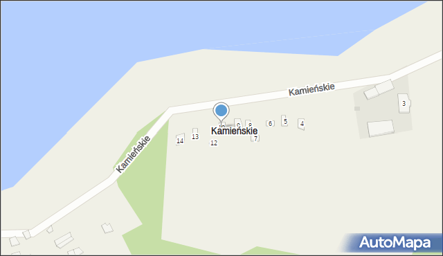 Kamieńskie, Kamieńskie, 10, mapa Kamieńskie