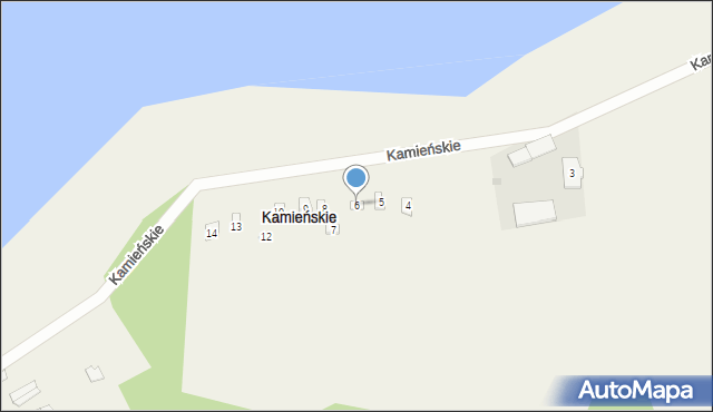 Kamieńskie, Kamieńskie, 6, mapa Kamieńskie