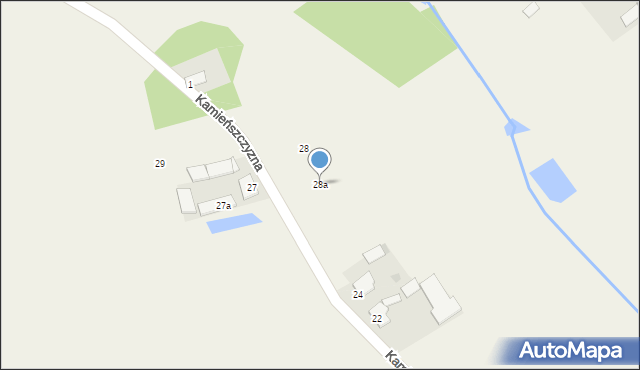 Kamieńszczyzna, Kamieńszczyzna, 28a, mapa Kamieńszczyzna