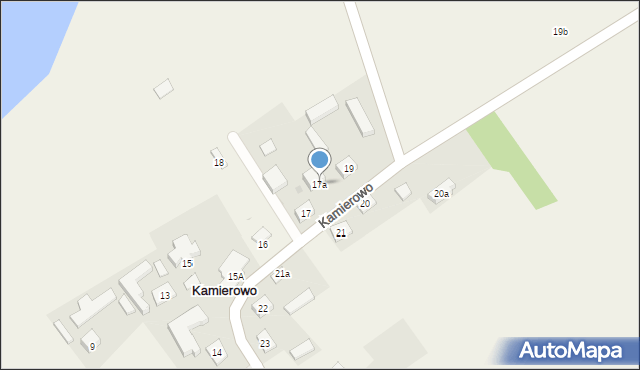 Kamierowo, Kamierowo, 17a, mapa Kamierowo