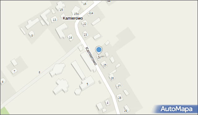 Kamierowo, Kamierowo, 24, mapa Kamierowo