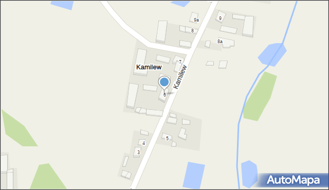 Kamilew, Kamilew, 6, mapa Kamilew