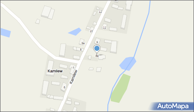 Kamilew, Kamilew, 8a, mapa Kamilew