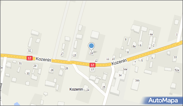 Kamilówka, Kamilówka, 14, mapa Kamilówka