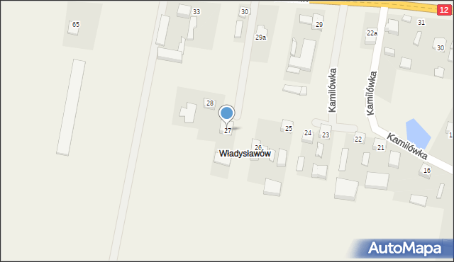 Kamilówka, Kamilówka, 27, mapa Kamilówka