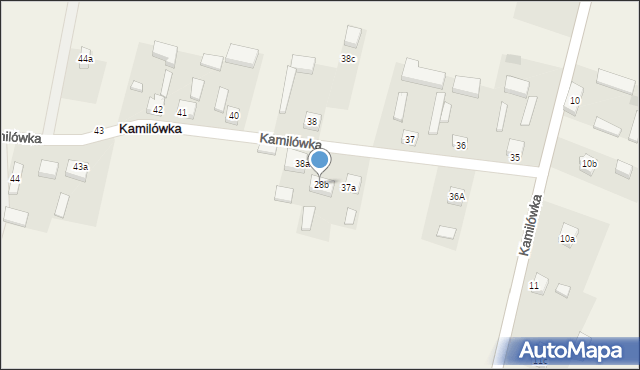 Kamilówka, Kamilówka, 28b, mapa Kamilówka