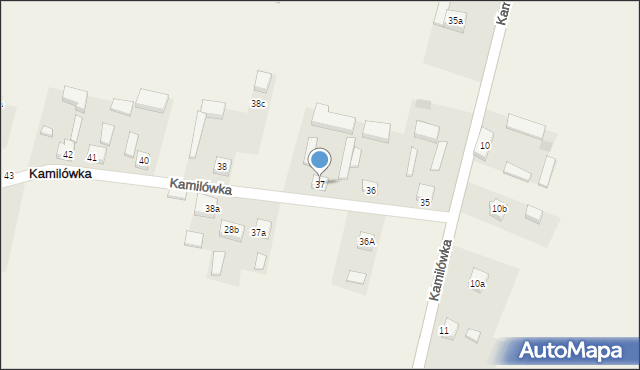 Kamilówka, Kamilówka, 37, mapa Kamilówka