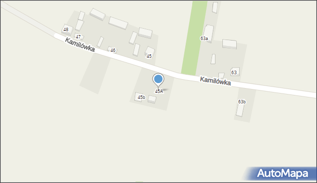 Kamilówka, Kamilówka, 45A, mapa Kamilówka