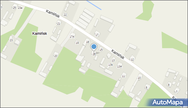 Kamińsk, Kamińsk, 16, mapa Kamińsk
