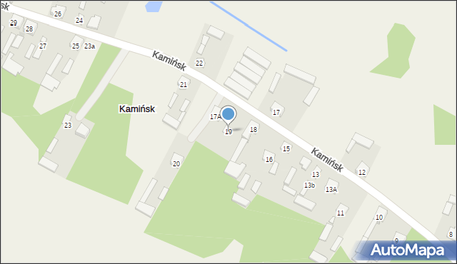 Kamińsk, Kamińsk, 19, mapa Kamińsk