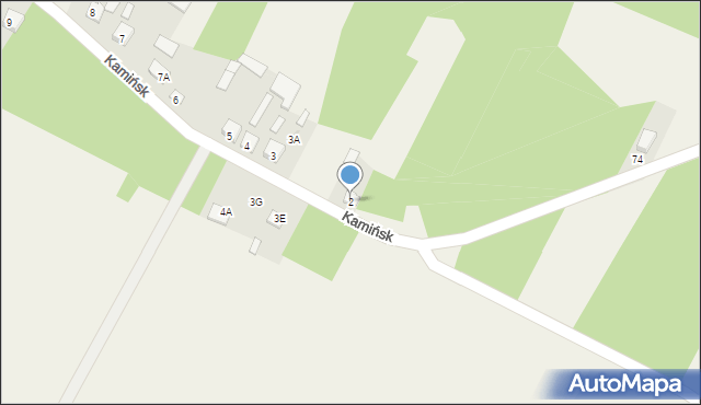 Kamińsk, Kamińsk, 2, mapa Kamińsk