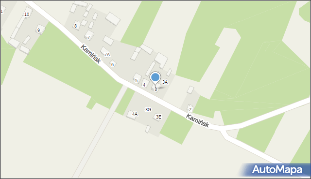 Kamińsk, Kamińsk, 3, mapa Kamińsk
