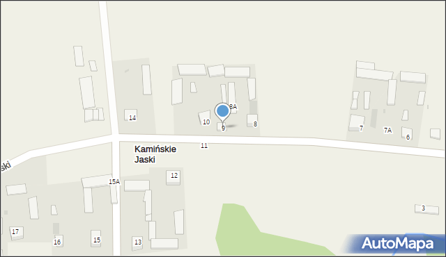 Kamińskie Jaski, Kamińskie Jaski, 9, mapa Kamińskie Jaski