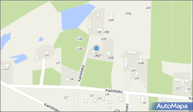Kamińsko, Kamińsko, 106a, mapa Kamińsko