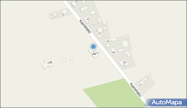 Kamińsko, Kamińsko, 14a, mapa Kamińsko