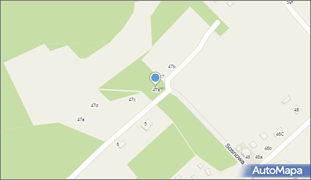 Kamińsko, Kamińsko, 47a, mapa Kamińsko