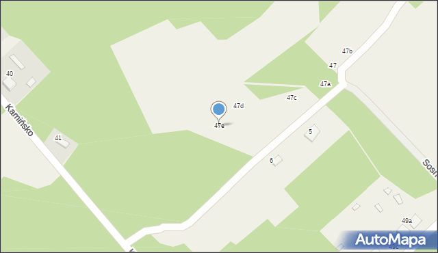 Kamińsko, Kamińsko, 47e, mapa Kamińsko