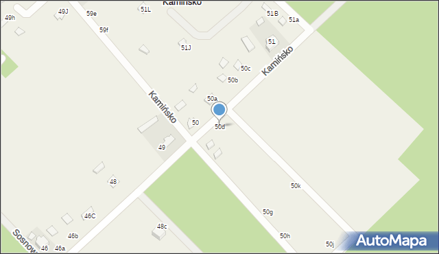 Kamińsko, Kamińsko, 50d, mapa Kamińsko