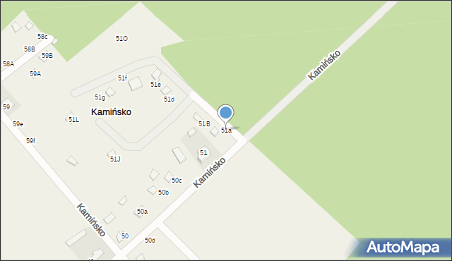 Kamińsko, Kamińsko, 51a, mapa Kamińsko