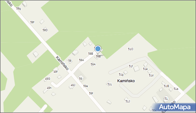 Kamińsko, Kamińsko, 59B, mapa Kamińsko