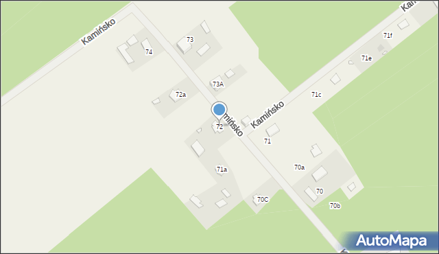 Kamińsko, Kamińsko, 72, mapa Kamińsko