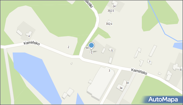 Kamińsko, Kamińsko, 1, mapa Kamińsko