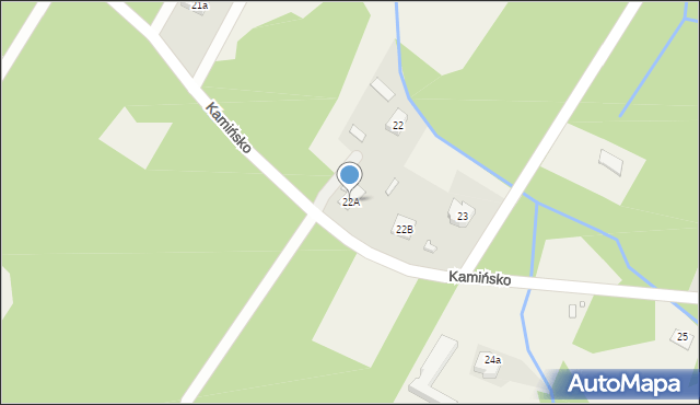 Kamińsko, Kamińsko, 22A, mapa Kamińsko