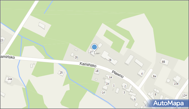 Kamińsko, Kamińsko, 27a, mapa Kamińsko