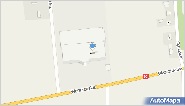 Kamion, Kamion, 40A, mapa Kamion