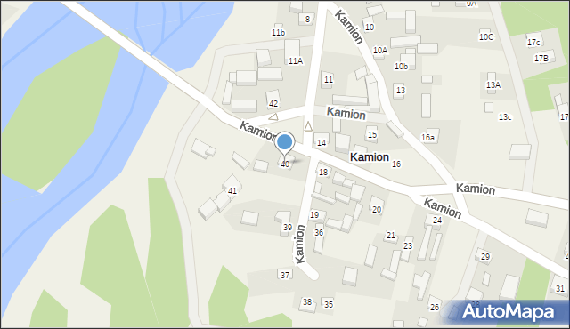 Kamion, Kamion, 40, mapa Kamion