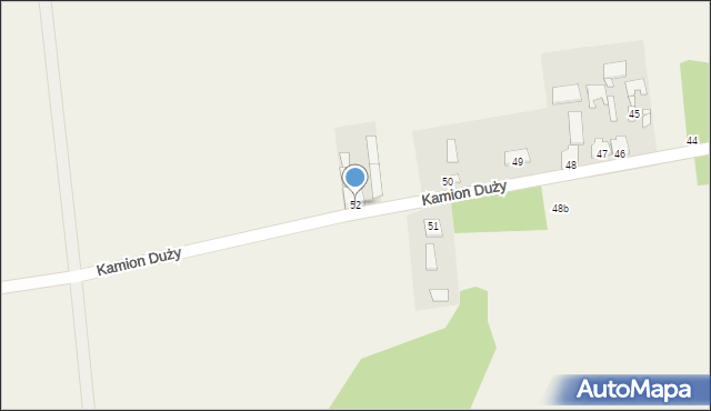 Kamion Duży, Kamion Duży, 52, mapa Kamion Duży