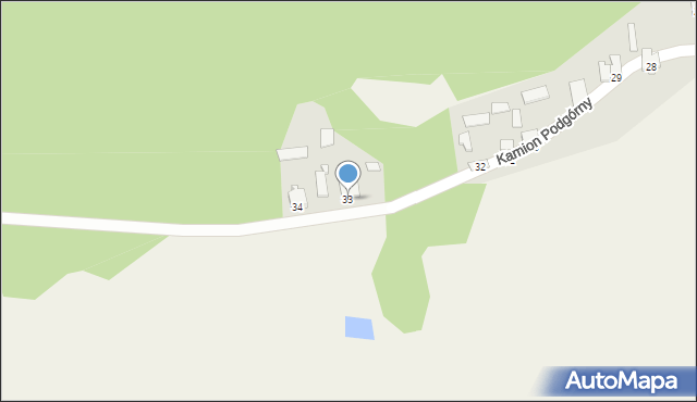 Kamion Podgórny, Kamion Podgórny, 33, mapa Kamion Podgórny
