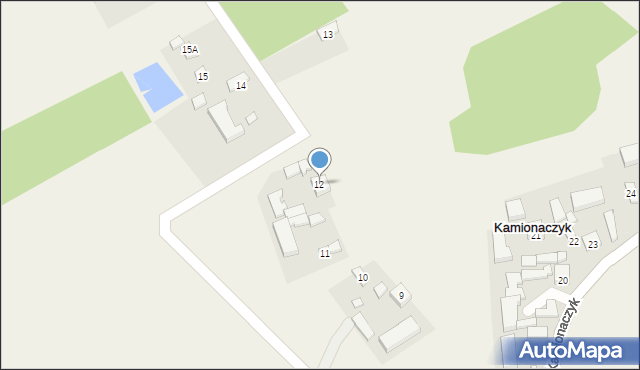 Kamionaczyk, Kamionaczyk, 12, mapa Kamionaczyk