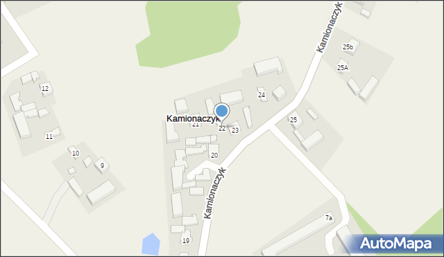 Kamionaczyk, Kamionaczyk, 22, mapa Kamionaczyk